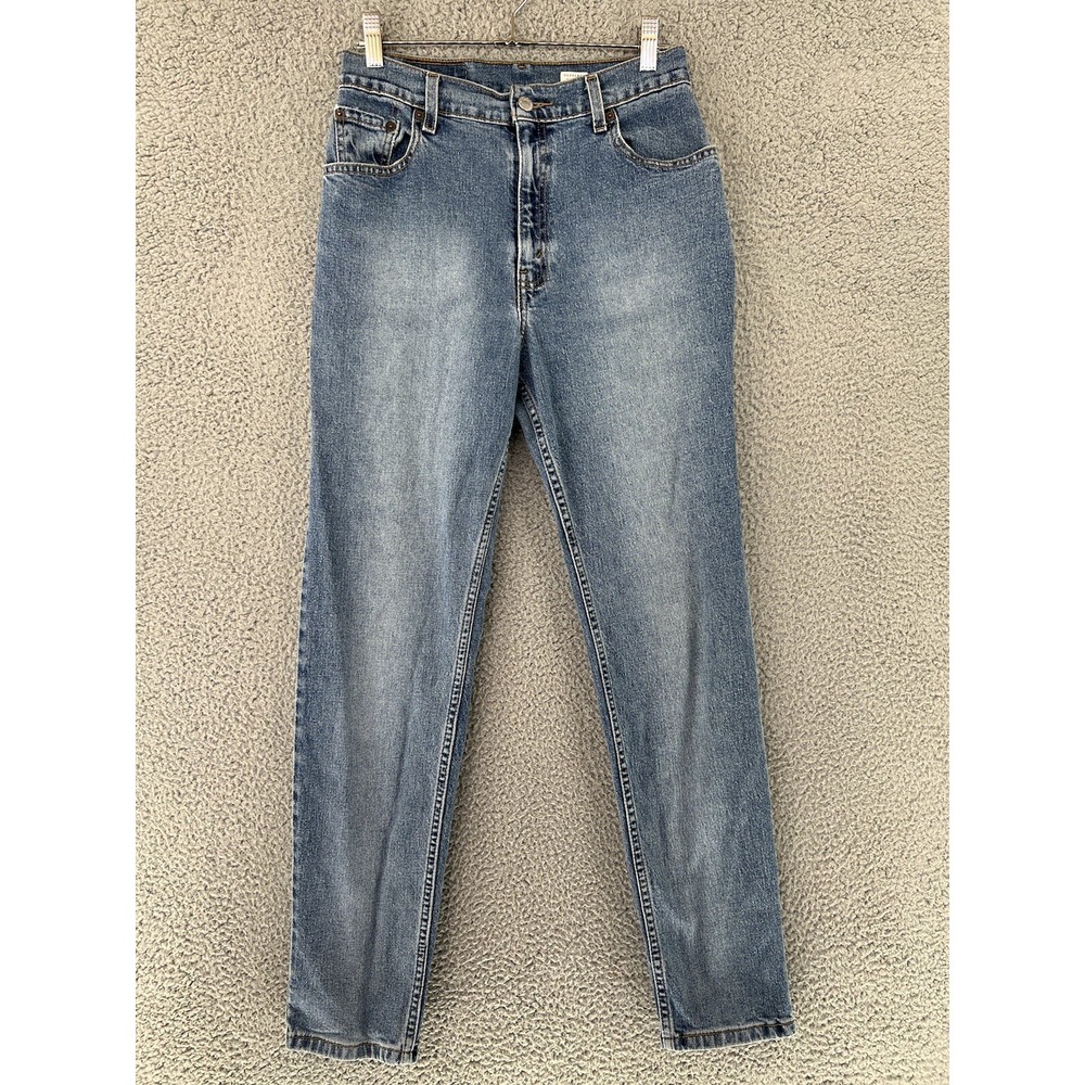 VINTAGE Levis 550 Jeans Women 8 Tapered‎ Leg Relaxed Denim 90s Mom 28x30